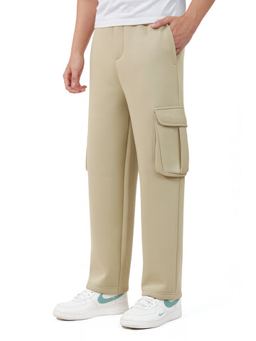 Beige Cargo Trouser