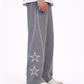 Star Print Steel Gray