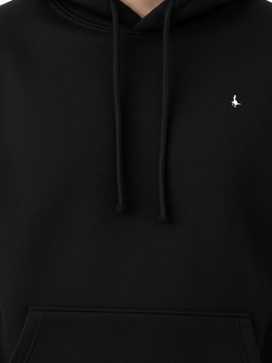 Black Hoodie Regular Fit