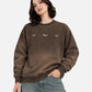 Brown Washed Sweatshirt