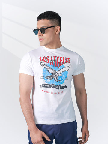 White Graphic Tee