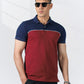 Navy / Red Color Panel Polo