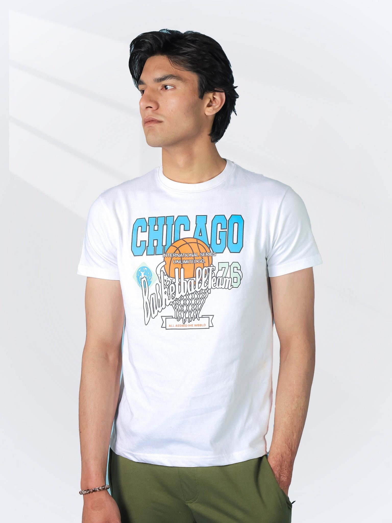 White Graphic Tee