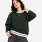 Green Knitted Sweater