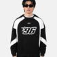 Black & White Racer Digit Sweatshirt
