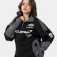 Black & Smoke Grey Quarter Zipper
