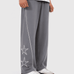Star Print Steel Gray