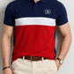 Navy / Red Color Panel Polo