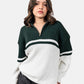 Green & Off White Sweater