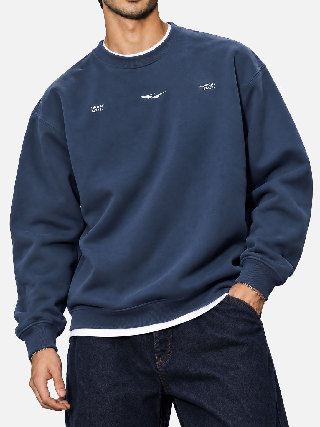 Midnight Static Crewneck