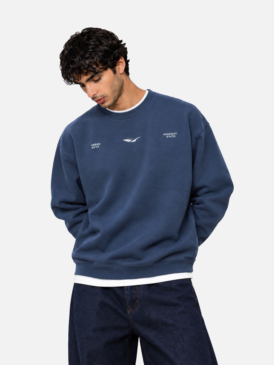 Midnight Static Crewneck