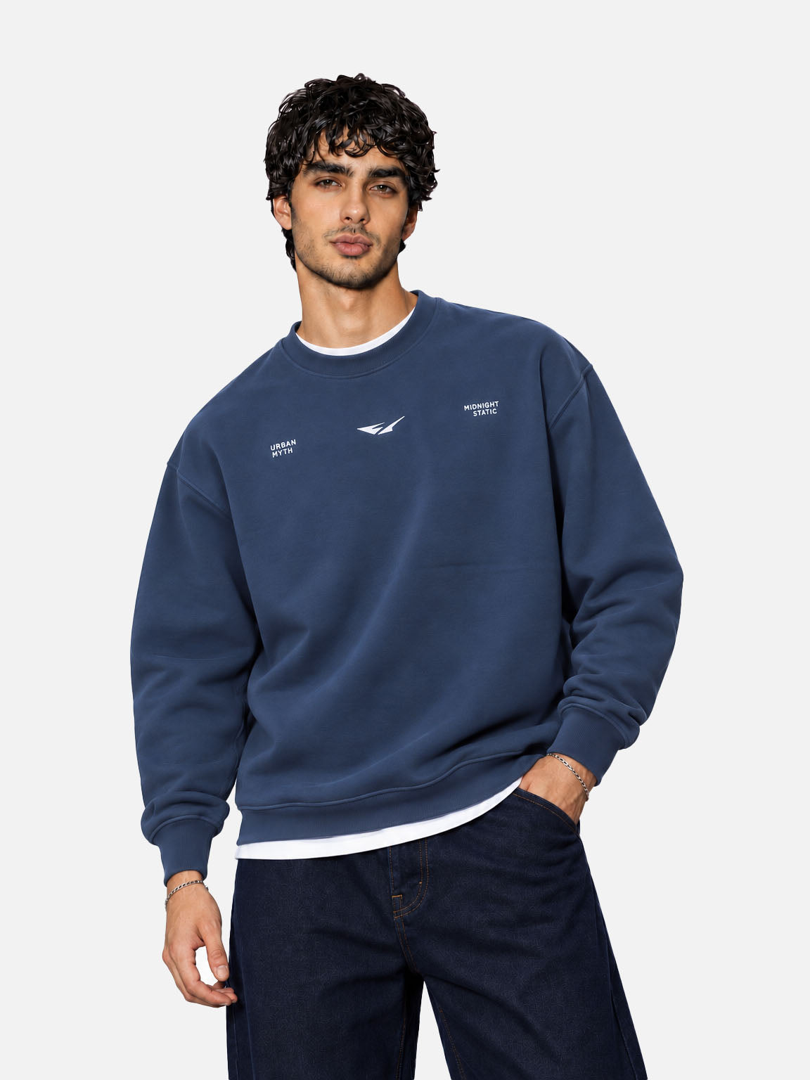 Midnight Static Crewneck