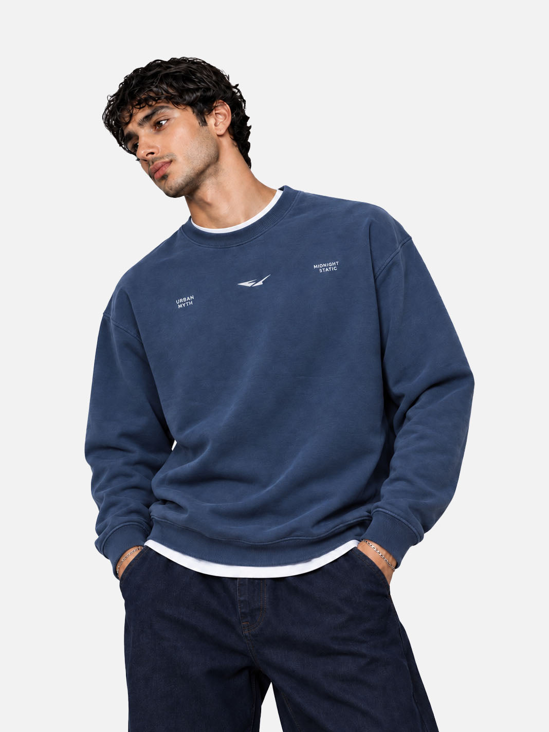 Midnight Static Crewneck