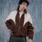 Brown & White Sherpa Jacket