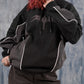 Black Cut & Sew Hoodie