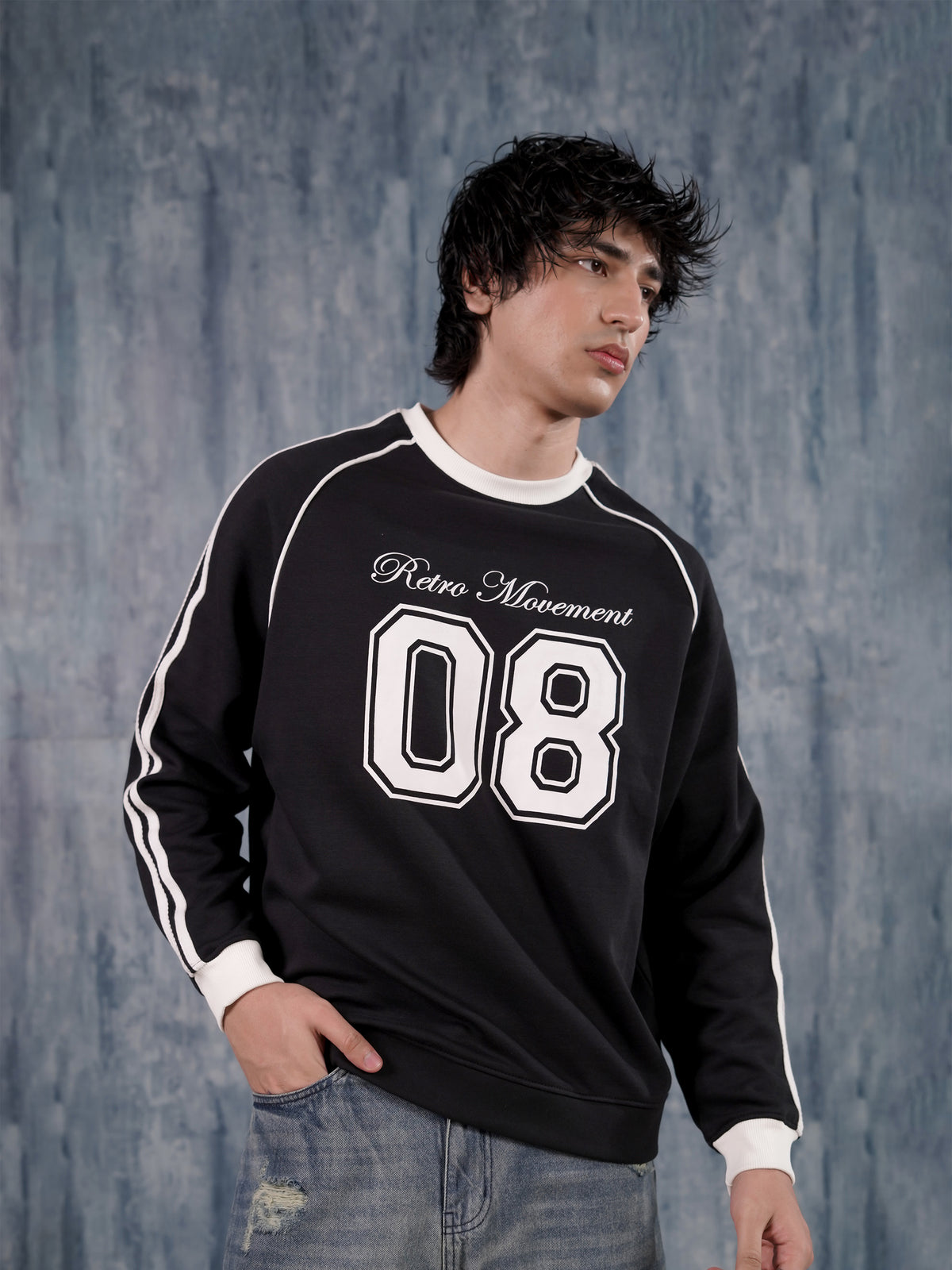 Black 08 Digit Sweatshirt