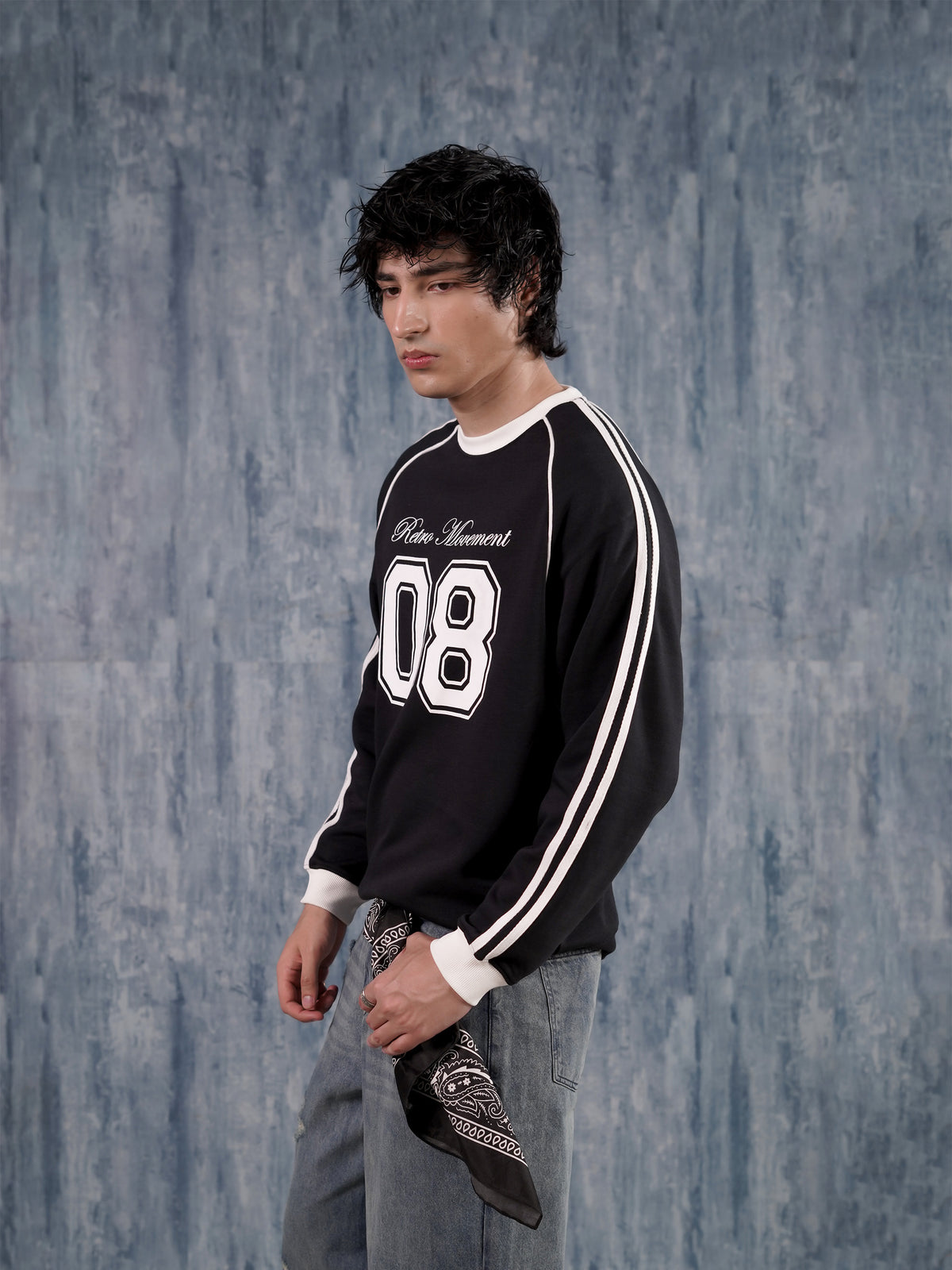 Black 08 Digit Sweatshirt