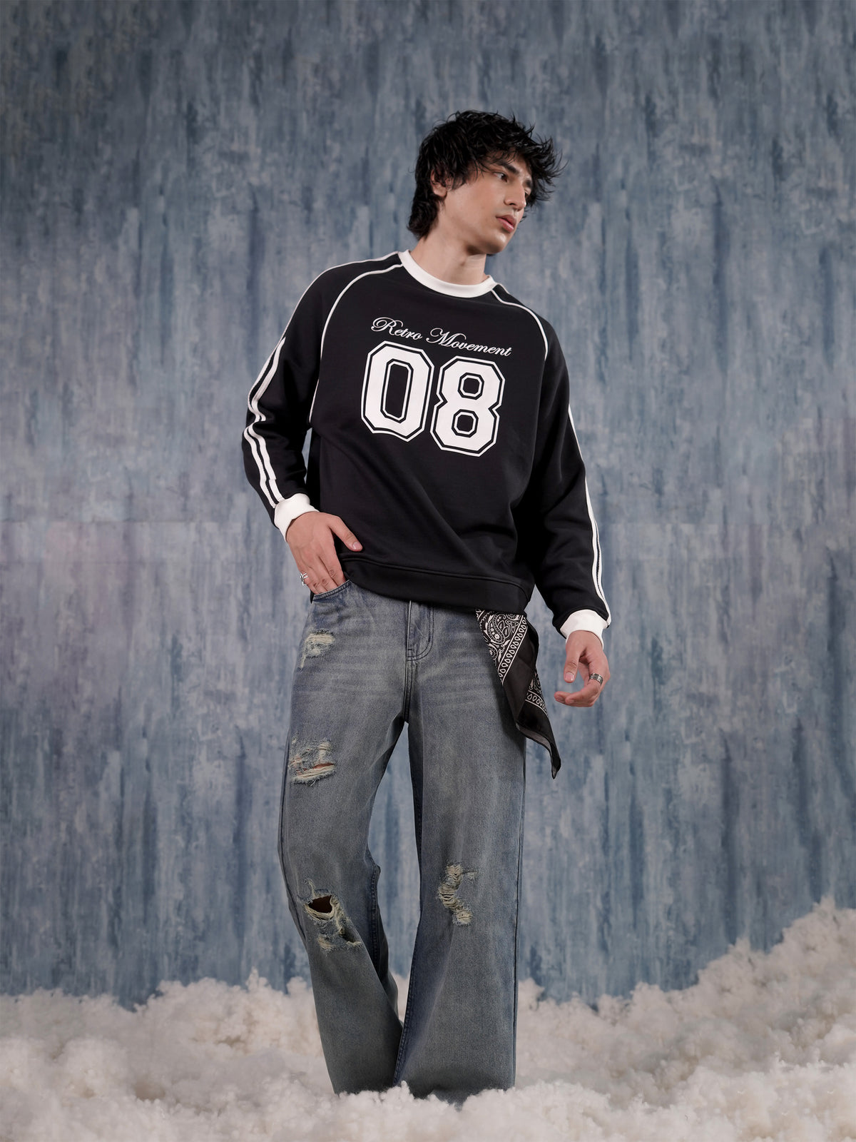 Black 08 Digit Sweatshirt
