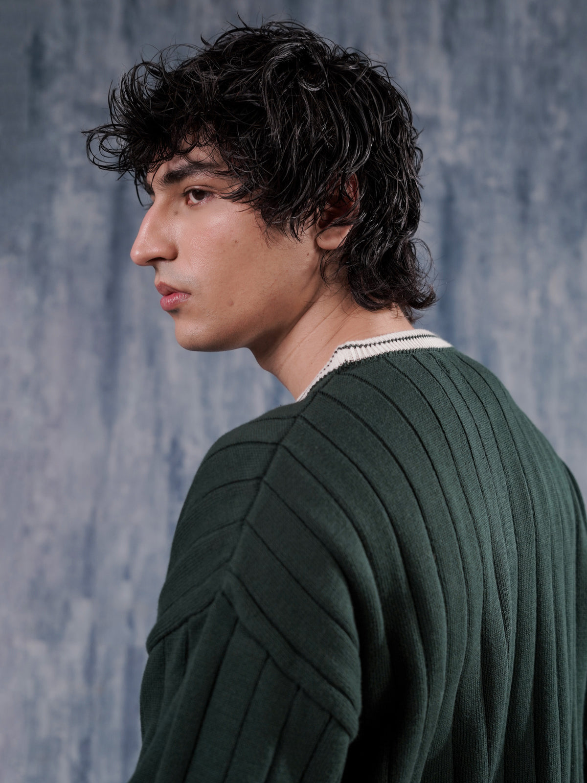 Green Knitted Sweater