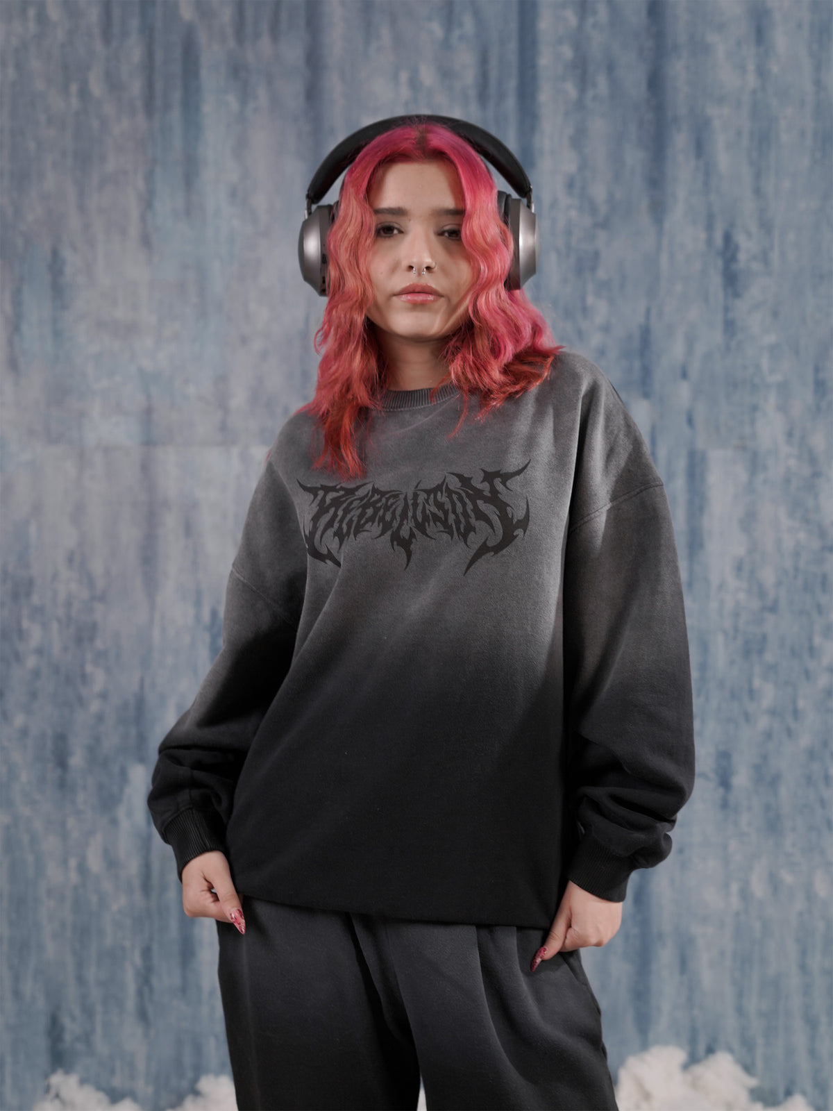 Black fade sweatshirt