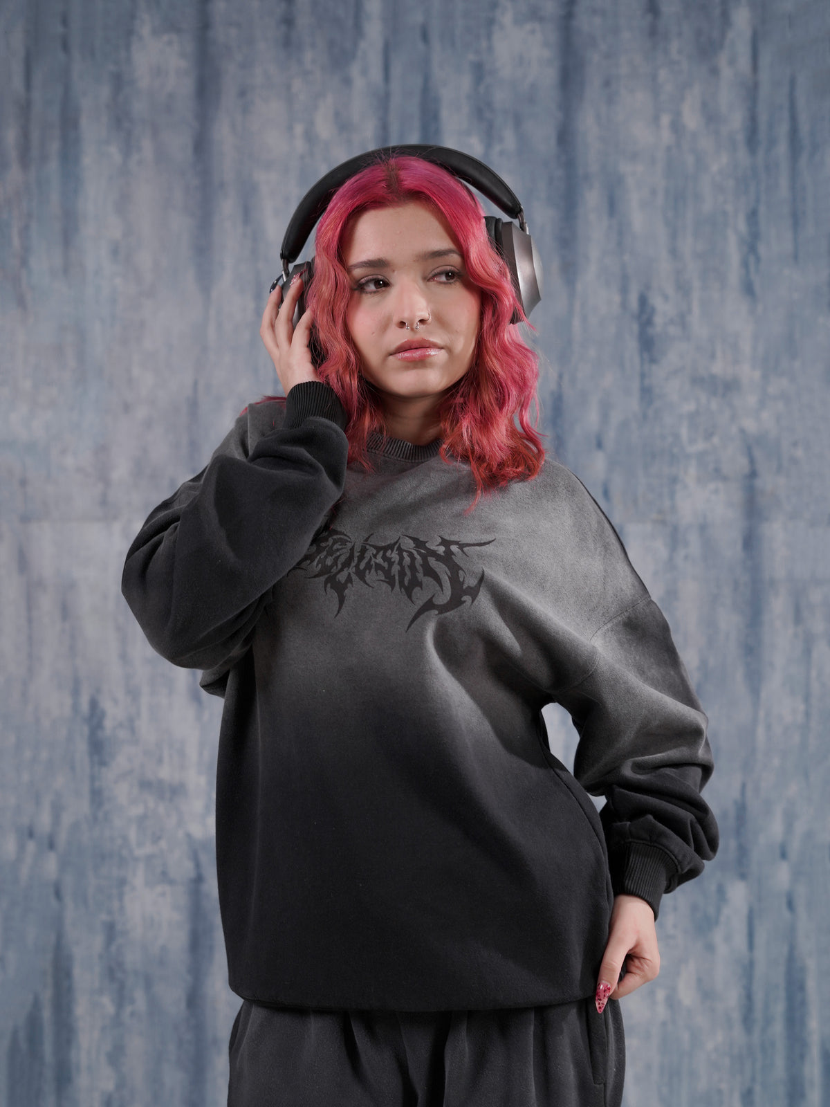 Black fade sweatshirt