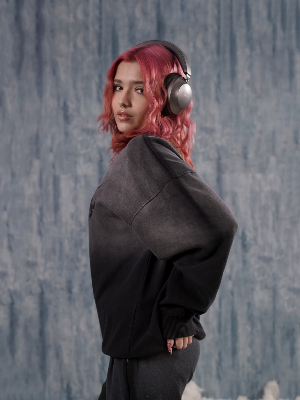 Black fade sweatshirt