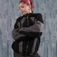 Black & Gray Sherpa Jacket