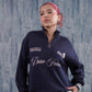 Navy Embroidered Sweater
