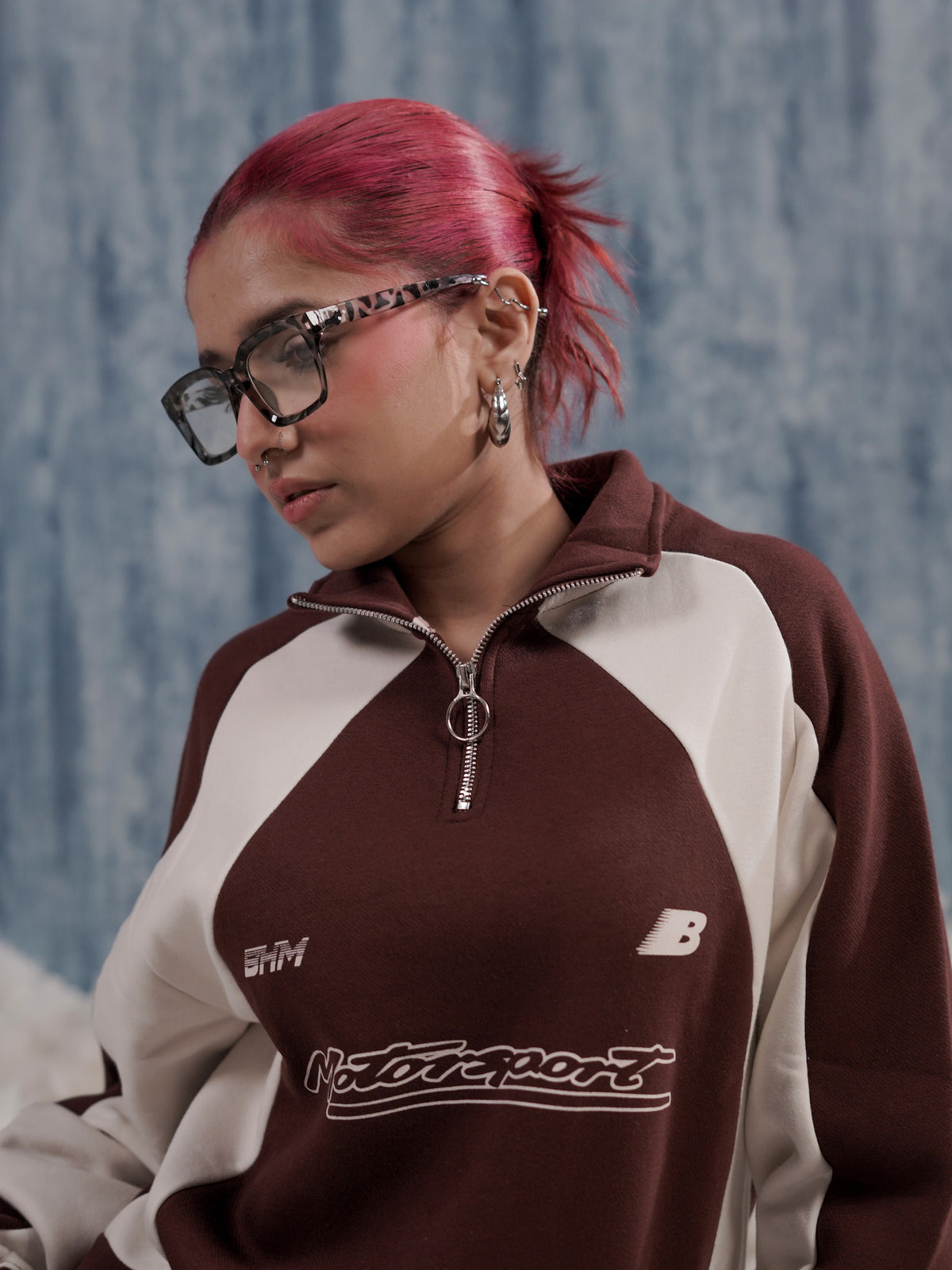 Brown Motorsport Half zipper