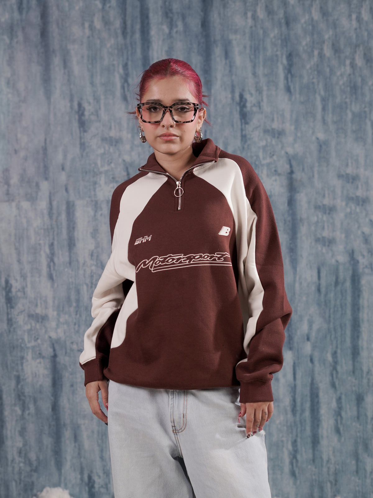 Brown Motorsport Half zipper