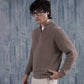 Beige Half Zip Sweater