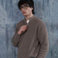 Beige Half Zip Sweater