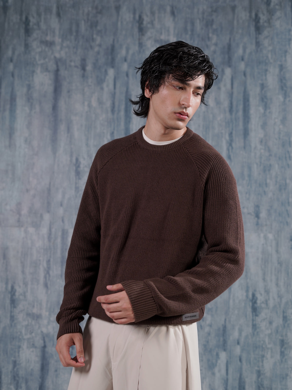 Brown Knitted Sweater