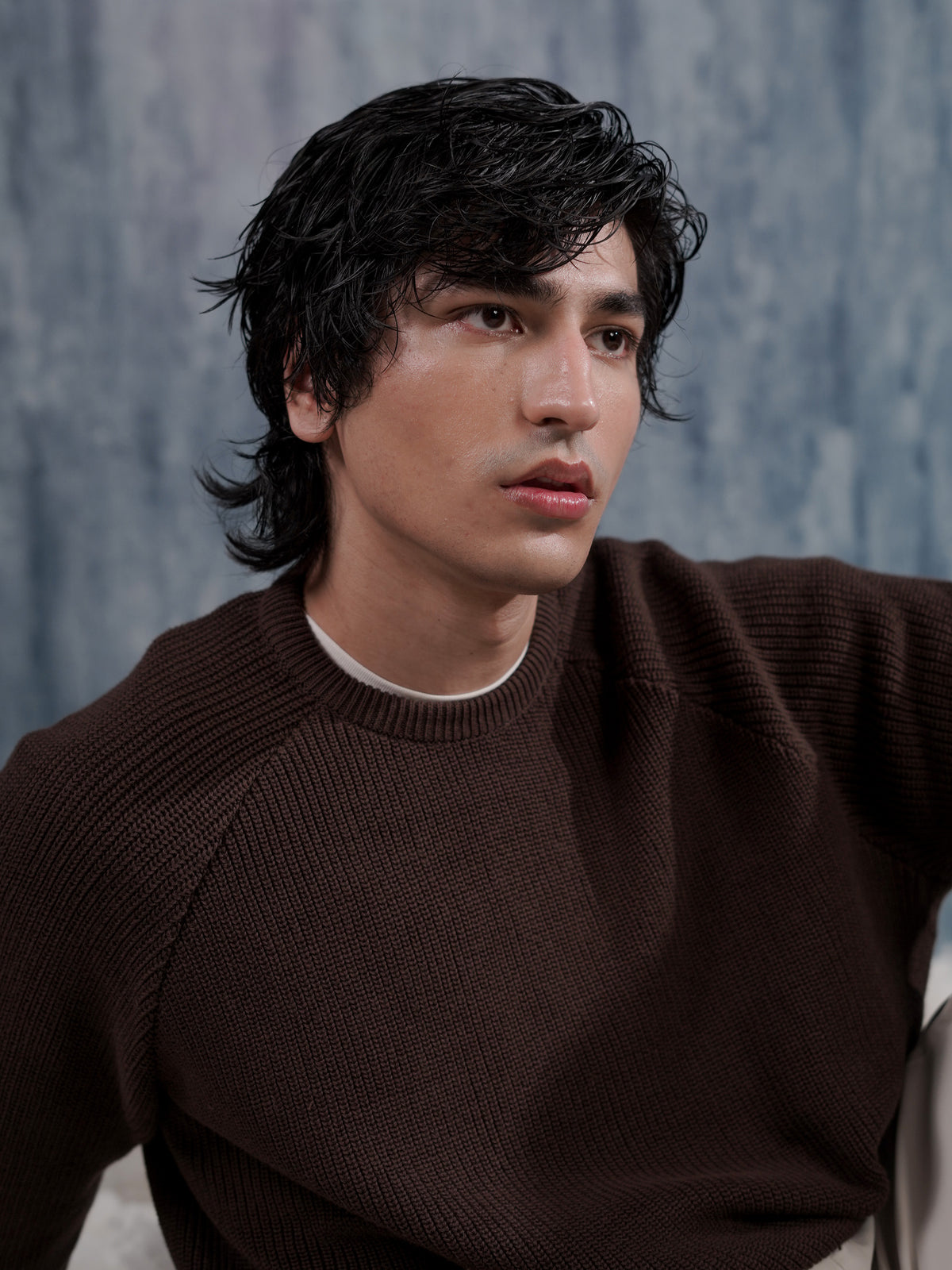 Brown Knitted Sweater