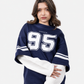 Navy Under Sleeve Sweatshirt