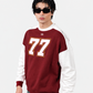 Maroon Digit Sweatshirt