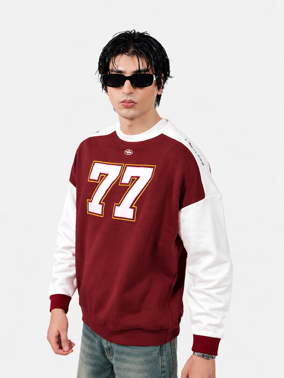 Maroon Digit Sweatshirt