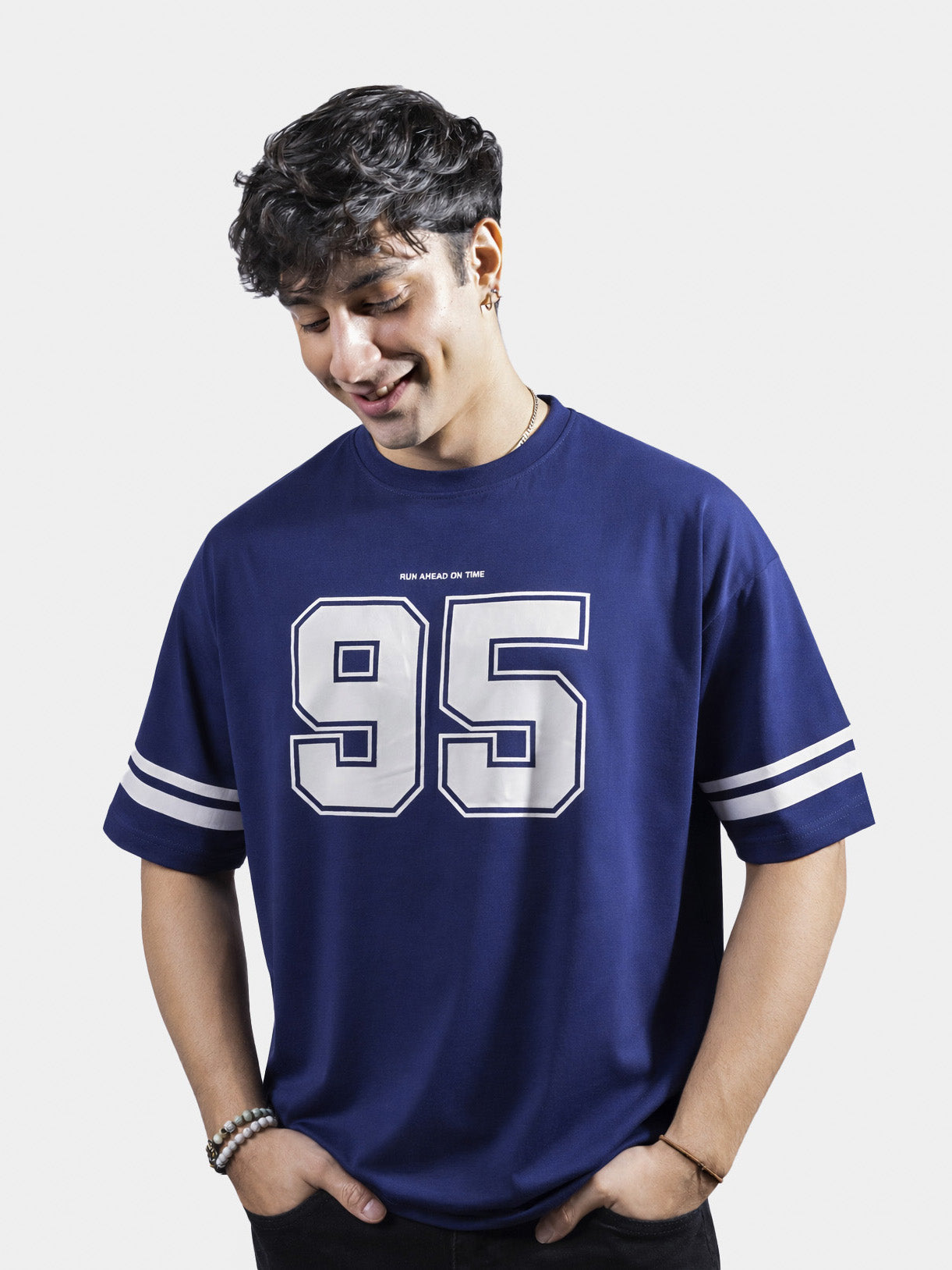 Navy Digit Tee