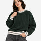 Green Knitted Sweater