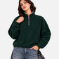 Green Sherpa Half Zipper
