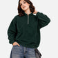 Green Sherpa Half Zipper