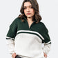 Green & Off White Sweater