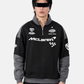 Black & Smoke Grey Quarter Zipper