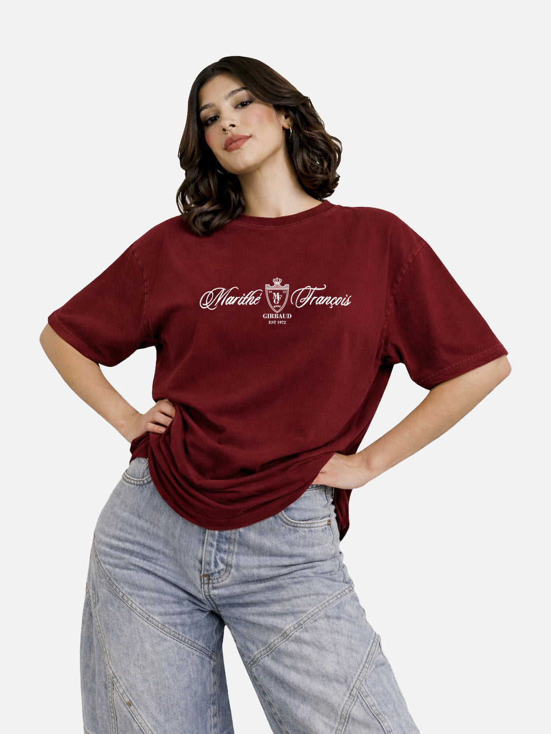 Maroon Graphic Tee