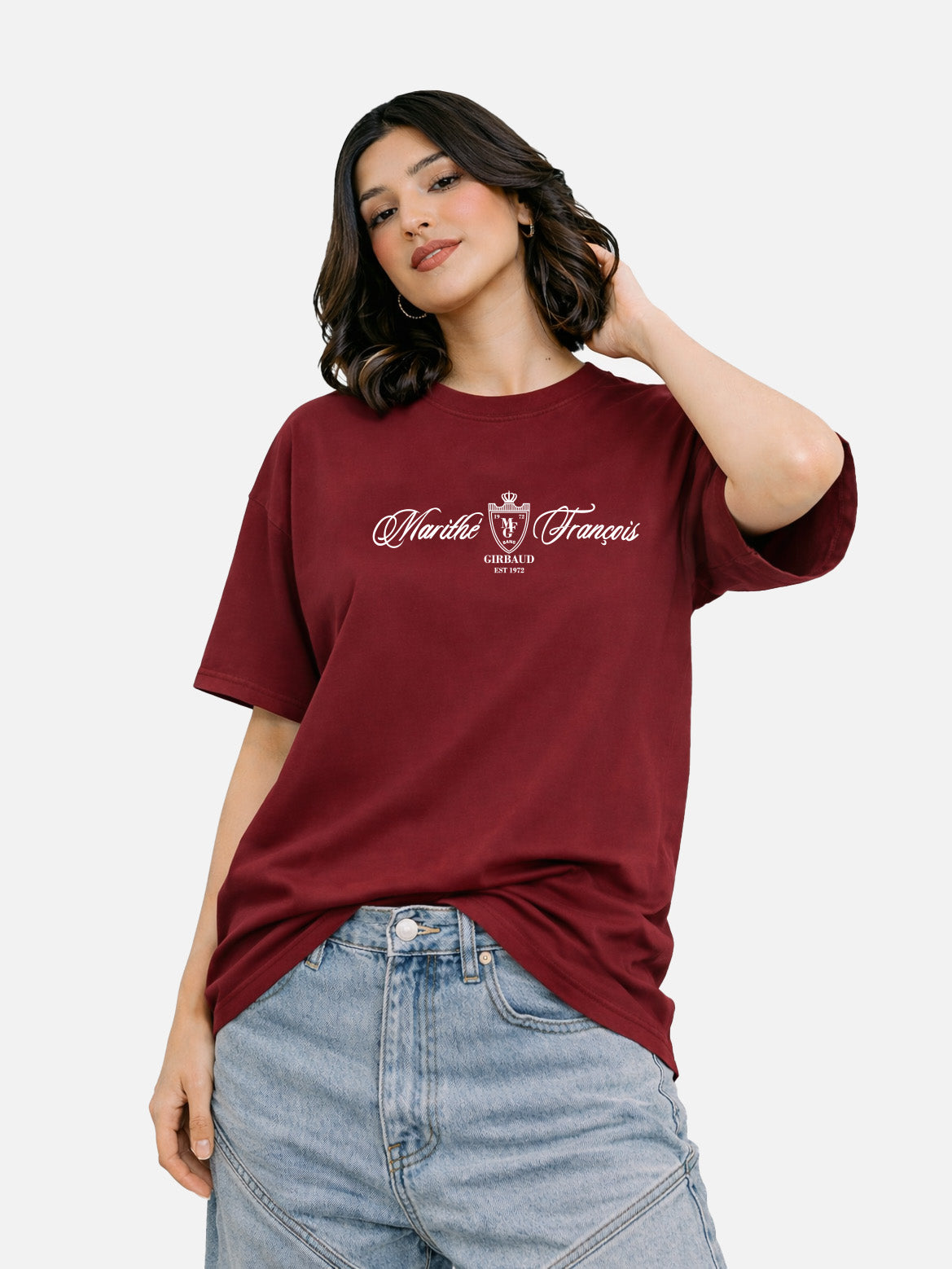 Maroon Graphic Tee