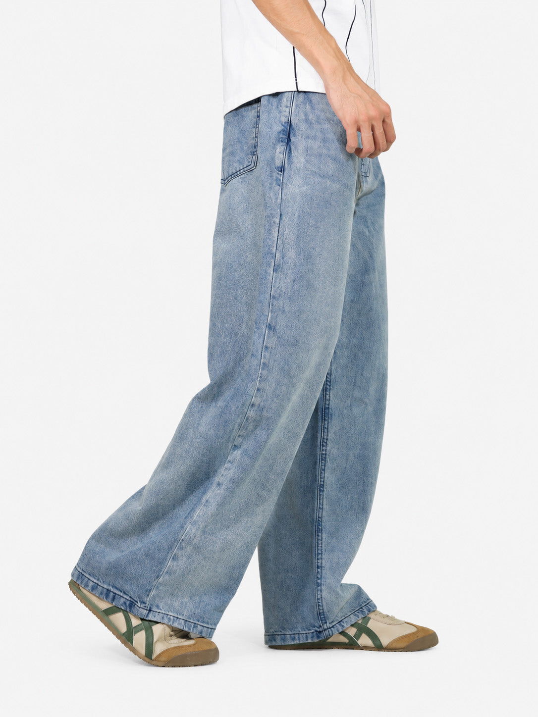 Solid Blue Jeans