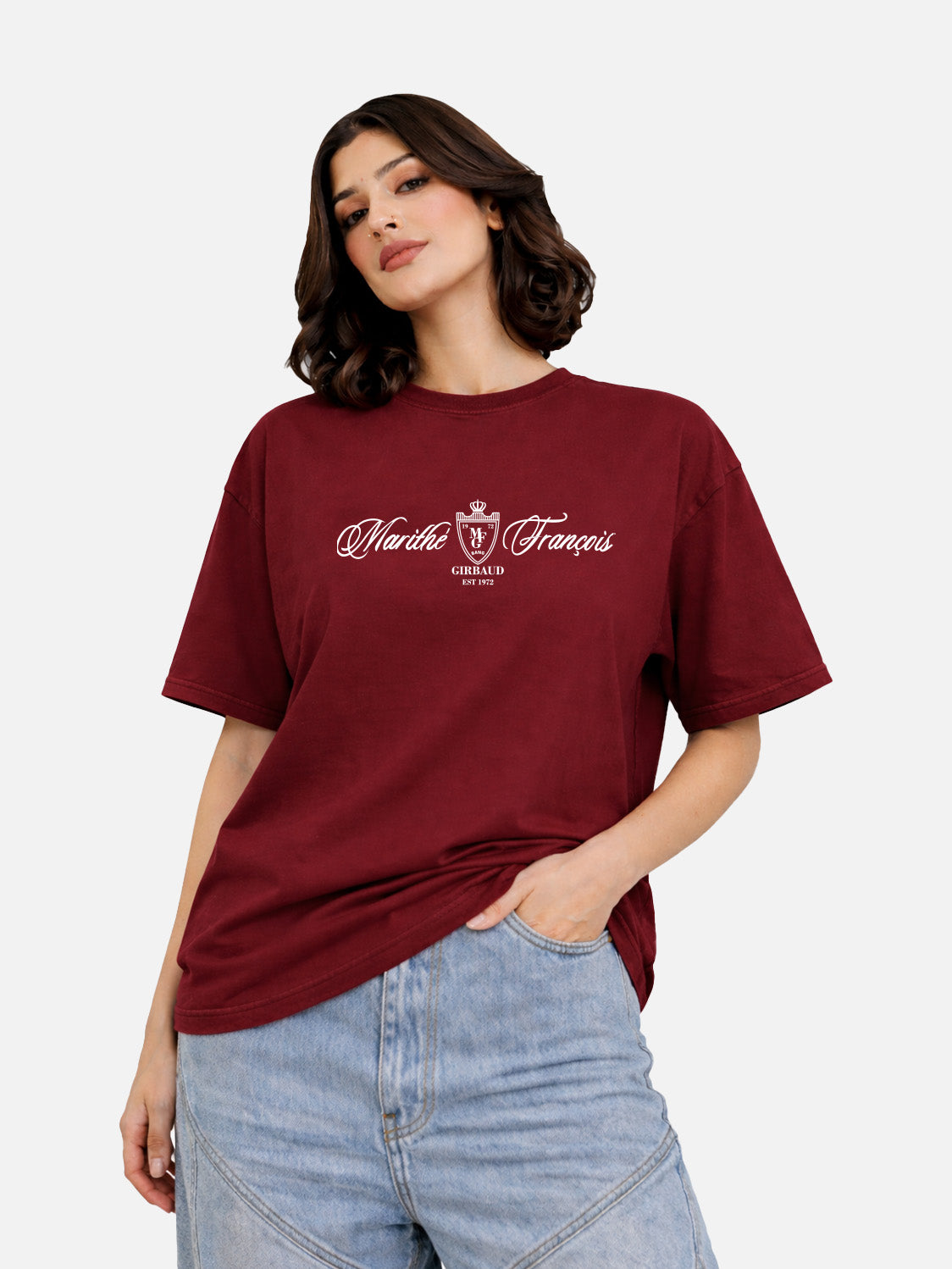 Maroon Graphic Tee