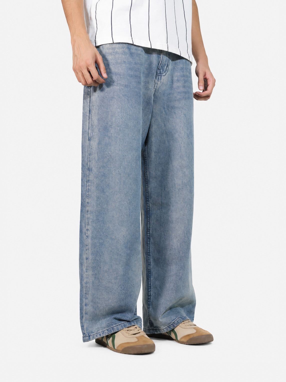 Solid Blue Jeans