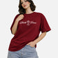 Maroon Graphic Tee
