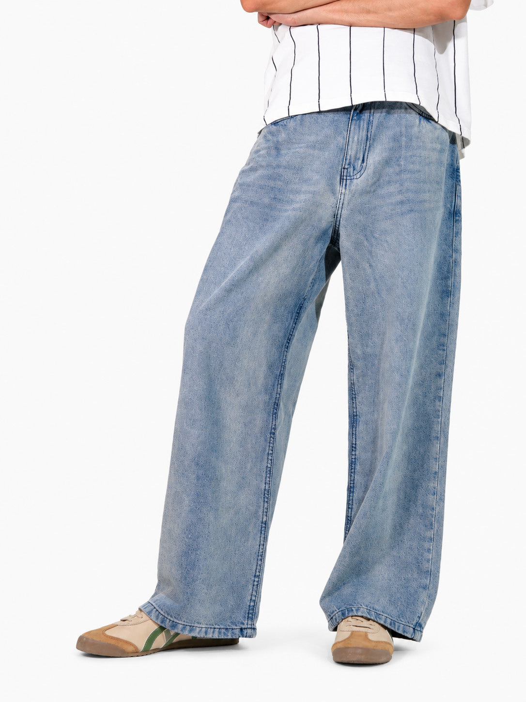 Solid Blue Jeans